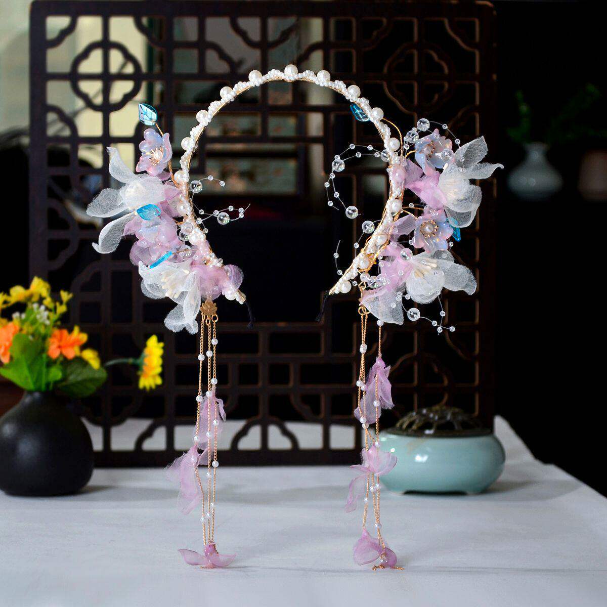 🌸超仙流苏古风发箍,少女汉服必备 -假发发箍-淘宝好物网