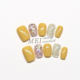 [Happy Code] Sweet and Cool Personality, Stunning Sequin Cat-Eye Handmade Wearable Nails, Short Style, Brightening Wearable Nail Art