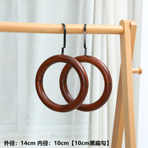 Clothing store hook creative solid wood circle s hook bag wrapping hook display rack scarf rack ring trouser clip hook
