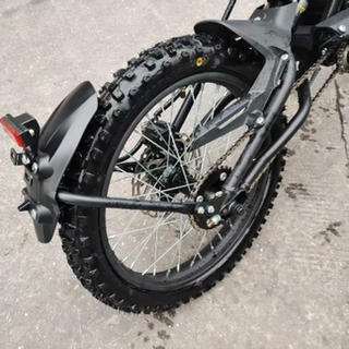 Zongshensen Blue Off-Road Electric Vehicle Ex1 All Series Neutral S Version Small Rear Fender Set with Brake Light