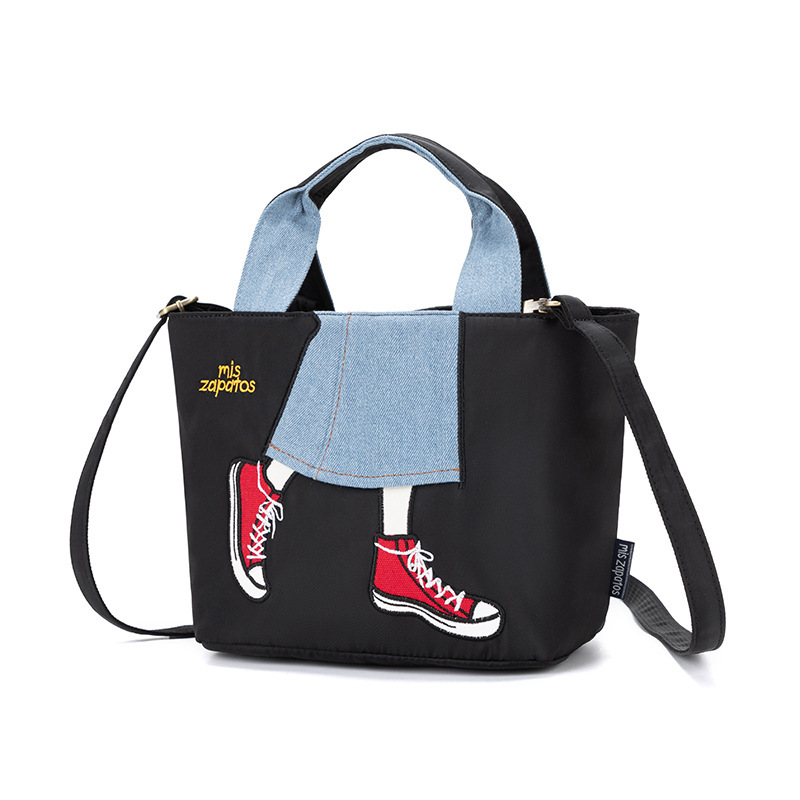 Direct Supply Miszapatos Japanese Style Fashion Embroidered Printed Crossbody Bag Lightweight Portable Handbag