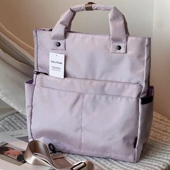 Japanese counter large-capacity backpack women's lightweight backpack crossbody handbag men's school bag computer travel bag