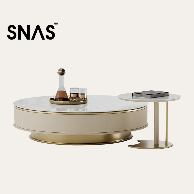 Sena Sen Modern Minimalist Light Luxury Coffee Table Luxury Villa Designer Living Room Italian Style Round Coffee Table Marble Sena Sen Modern Minimalist Light Luxury Coffee Table Luxury Villa Designer Living Room Italian Style Round Coffee Table Marble