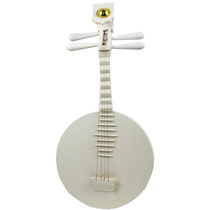 Fiming Solid Wood Props Musical Instruments of Ruan Qin Qins Pipa Three-String Yueqin Decorative Pendulum for Photo Photography Walking Show