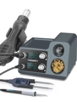 T12 hot air gun two-in-one desoldering station repair and welding intelligent digital display constant temperature soldering iron quickly heats up and automatically sleeps