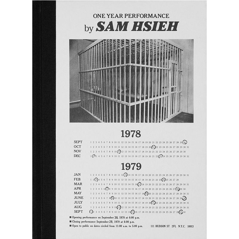 In Stock | Tehching Hsieh One Year Performance 1978-1979 Original Edition In Stock | Tehching Hsieh One Year Performance 1978-1979 Original Edition