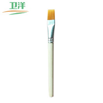 Weiyang WYS-2421 wood color short handle brush industrial wooden handle nylon filament short gap brush cleaning brush fine