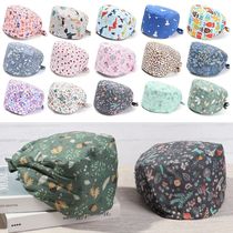 Adjustable Headver With Sweatband Men Women Bouffant Hat Pur