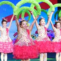 Circle School Universiade Entrance Flower Ring Hands Hard Circle School Encrypted Props Holding Round Games Opening Wire