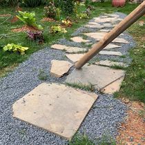 Gray washed stone Japanese OZW style dry mountain stone color courtyard decoration garden landscaping light gray courtyard washed rice stone gravel stone