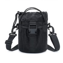 Multifunctional portable kettle thermos cup cover tactical kettle bag outdoor sports large capacity diagonal portable utility bag