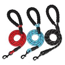 Manufacturers popular dog walking rope nylon reflective round rope pet traction rope supplies (shipping after the year)