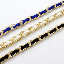 Red belt womens jeans womens decorative wide belt Korean casual leather red fashion versatile simple waist chain