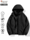 Woodpecker 2025 Winter New Waterproof Detachable 3-in-1 Outdoor Jacket Men's Black Jacket Top