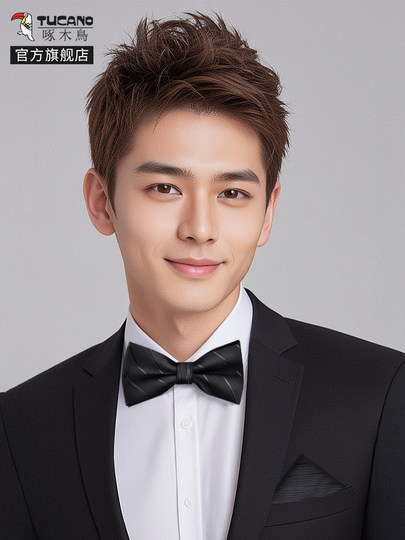 Woodpecker Bow Tie Men's Suit Shirt Black Burgundy Blue Accessories Wedding Groom Best Man Wedding Bow Tie