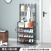 Floor-standing clothes rack simple coat rack multi-functional clothes rack dormitory household dust-proof storage shoe rack