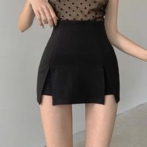 Womens Super High Waist Skinny Slim A-line Dress Irregular