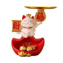 Moving to a new home decoration supplies entrance door entrance hall shoe cabinet ornaments Lucky Cat moving-in ceremony