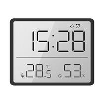 New electric simple large clock screen with words about temperature and humidity electronic alarm clock refrigerator sticker magnetic time creative desktop electronic watch wall