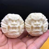Ivory fruit health ball Pixiu lion head handball hand massage solid fitness ball as a gift for elders