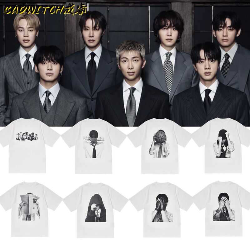 Bts 2026 Returns to Regular Activities with the 5Th Album "Arirang," Featuring a Limited Edition Printed Cotton Short-Sleeve T-Shirt