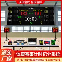 Special 24-second timer for basketball games in stadiums and football electronic timing and scoring system scoreboard software