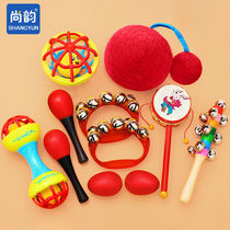 Childrens baby toys newborn toys 0-1 years old hand rattle small sand hammer baby teether soothing rattle