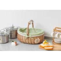 Rattan choreography collection basket Basket Eggs Basket hand woven Wild Dining Basket Water Fruit Basket Small Gift Bamboo Basket Flower Basket