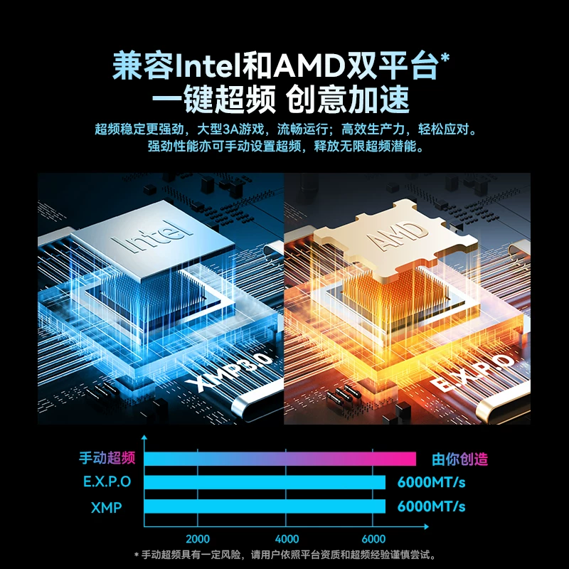 Байвей DW100 памяти 48GB 24x2 96GB 6000/c28 настольный компьютер DDR5 48g×2