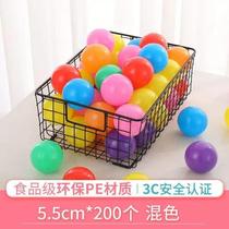 New swimming pool blue kindergarten hollow plastic safety childrens room ocean ball pool color ball small large size