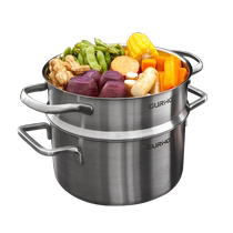 (Self-operated by Juran Home) Galhao 0-coated 304 stainless steel soup pot stew pot steamer thickened stock pot
