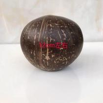 New natural coconut shell old coconut shell small opening smooth coconut shell kindergarten succulent planting flower pot crafts