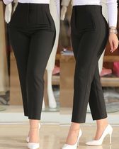 Slim Pants for Woman 2024 Business Office Lady Black High Wa