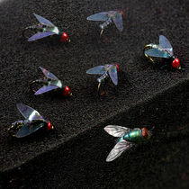 Simulation Fly Lujah Bait Carp Grass Fish Special Killing Fly Fly Hook Insect False Bait Anthroptomatosis Bait Horse Mouth White Strips