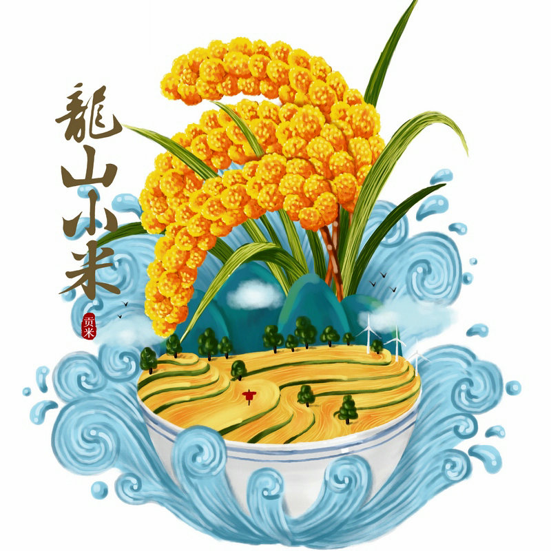 章丘龙山贡米企业店