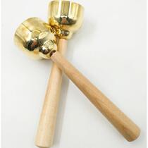 Percussion instrument touch clock Big touch bell Big ring Copper - plated bumper clock diameter 4 5 cm touch clock customized