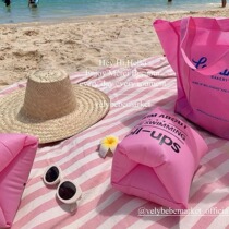 Striped picnic cloth beach mat waterproof and sandproof seaside outdoor park camping spring outing mat ins tablecloth