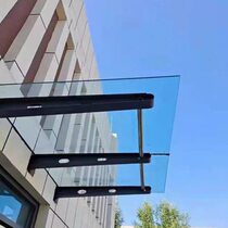 Canopy steel beam corbel bracket glass curtain wall beam stainless steel carbon steel fully welded rain frame customization