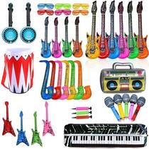 Flame Colorful Inflatable Guitar Children#39 s Stage Musica