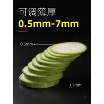 Potato slicer adjustable thickness kitchen household slicer ultra-thin slice barbecue commercial slicer vegetable cutting artifact