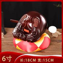 New manufacturer wooden fish instrument solid wood household camphor wood fish percussion instrument rosewood fish set mat clapper