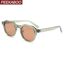 Polarized Retro Sun Glasses Men Women for round Sunglasses