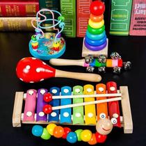 Childrens babys hand knocks 8 months Babys Half instrument toy 1 2 - 3 years old eight - sound violin custom