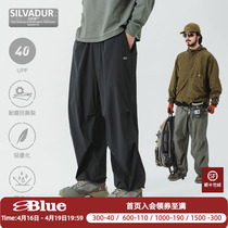 Blue disambiguation Cloud Spring Summer style Speed Dry Long Pants Outdoor Sports Wear and light weight Contained Casual Pants Male Tide