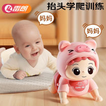 Baby toys electric climbing doll toys for toddlers and babies to learn to crawl and raise their heads to train boys and girls birthday gifts