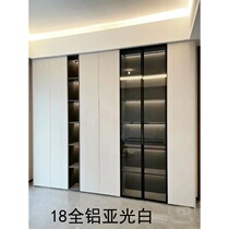 Aluminum alloy custom cabinet door aluminum alloy cabinet door honeycomb panel wardrobe pet space skin-making wine custom kitchen