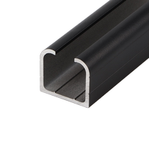 Sliding door track slide solid wood glass door folding sliding door hanging rail pulley guide rail hanging sliding door aluminum alloy track