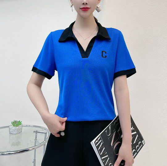 Ice Silk Hemp 2308 Short Sleeve Polo Shirt