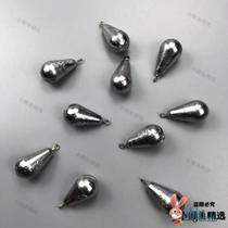 New water drop lead drop for sea pole lead drop for long-range casting with ring for fishing lead drop for bottom-finding sea pole lure for lead sea fishing