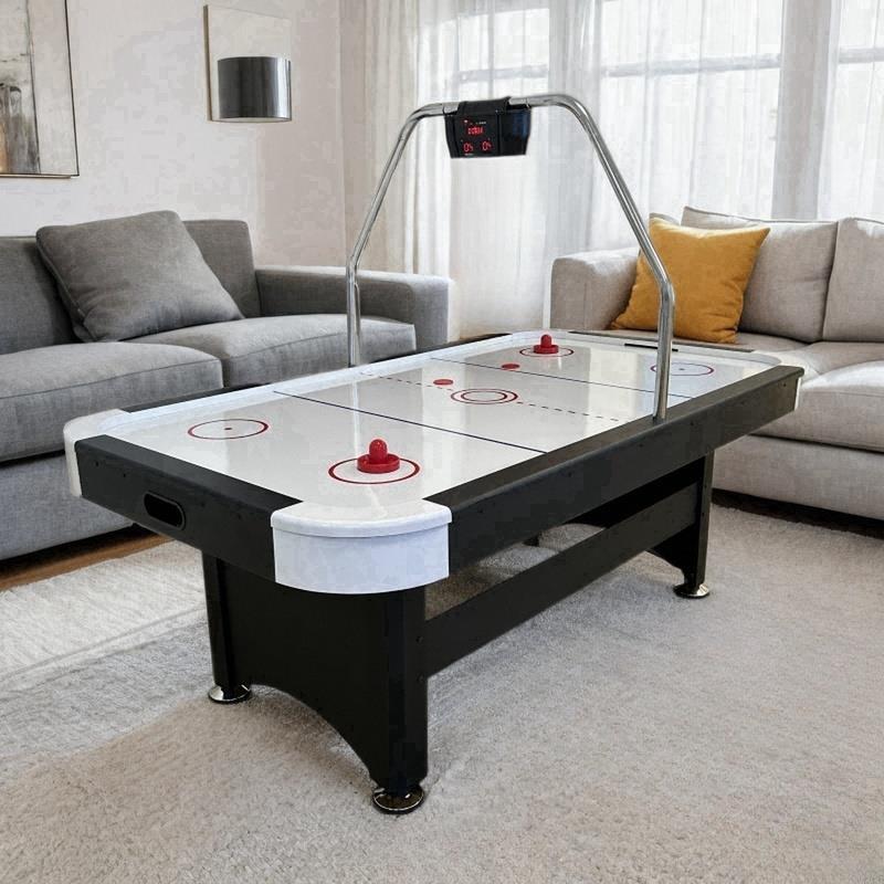 エアホッケーゲームマシンテーブルフットボール4in1多機能アイスホッケーテーブル屋内大人用テーブル